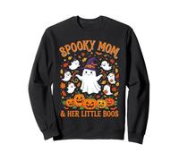 Maman effrayante Ses Petits Seins fantômes d'halloween Mignons Sweatshirt