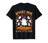 Maman effrayante Ses Petits Seins fantômes d'halloween Mignons T-Shirt
