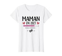 Maman en 2027 - Annonce 1er Grossesse Future Maman en Cours T-Shirt Graphique avec Valeur