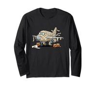 Maman en Forme d'avion Amusant pour Halloween, Enfants, Hommes et Femmes Manche Longue