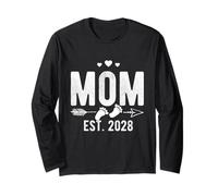 Maman EST. 2028 Première Maman Manche Longue