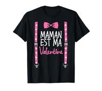 Maman est Ma Valentine Mignon Saint-Valentin Enfant Cadeau T-Shirt