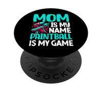 Maman est mon nom Le paintball est mon jeu Paintball PopSockets PopGrip Adhésif