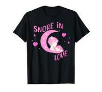 Maman et Bébé Endormis sous Lune et Étoiles T-Shirt Graphique avec Valeur