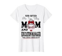 Maman et Coach éducatif fête des mères Double bénédiction T-Shirt
