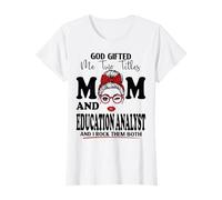 Maman et éducation Liaison fête des mères Double bénédiction T-Shirt