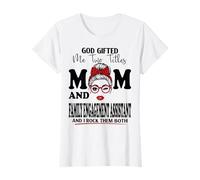 Maman et Famille Assistante de Engagement Fête des Mères Bénies T-Shirt