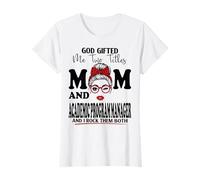 Maman et gestionnaire de Programme académique fête des mères Double bénédiction T-Shirt
