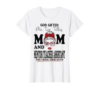 Maman et Mentor Teacher Assistant Fête des Mères Bénies T-Shirt