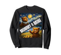 Maman et Mini Ours Mignons Assortis pour la fête des mères et la Nuit étoilée Sweatshirt