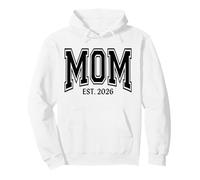 Maman Établie 2026 - Typographie Moderne pour Mamans Sweat à Capuche