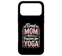 Maman fatiguée avec Une Passion pour Le Yoga drôle Coque pour iPhone 17 Pro Max
