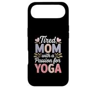 Maman fatiguée avec Une Passion pour Le Yoga drôle Coque pour iPhone Air