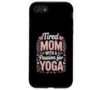Maman fatiguée avec Une Passion pour Le Yoga drôle Coque pour iPhone SE (2020) / 7/8