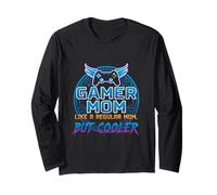 Maman Gamer comme Une Maman Normale mais des Mamans Gamer Plus Cool et drôles Manche Longue