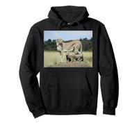 Maman guépard avec sa Chemise à Trois oursons. T-Shirt pour Les Amoureux de la Nature Sweat à Capuche