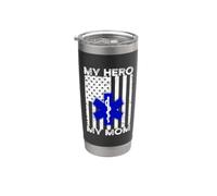 Maman Hero EMS Infirmière Citation ambulance Driver EMT ambulancier ambulancier ambulancier Gobelet isotherme en acier inoxydable double paroi