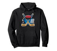 Maman Hockey Retro Mama Vintage Sweat à Capuche
