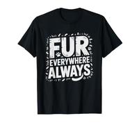 Maman Husky des Poils Partout Maison Couverte De Mue Humour T-Shirt