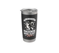 Maman husky du fleuve Mackenzie Gobelet isotherme en acier inoxydable double paroi