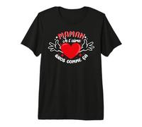 Maman Je t'aime Gros comme ça - fête des mères T-Shirt Haut de Gamme