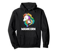 Maman Licorne Protectrice Et Fille Licorne Maman Enfant Sweat à Capuche