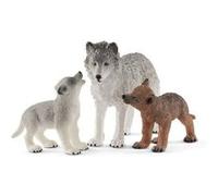 Maman loup avec louveteaux - 42472 G
