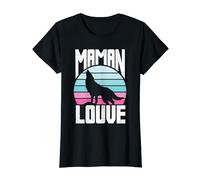 Maman Louve | Reine de la Forêt | Future Mère Fête Cadeau T-Shirt