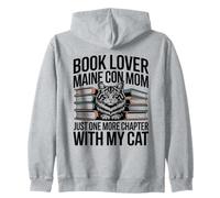 Maman Maine Coon, Amateur de Livres, Encore Un chapitre avec Mon Chat Sweat à Capuche