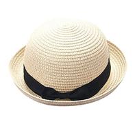 Maman & moi Cuisses de bébé Chapeau de paille respirant pour enfant garçon fille (beige, taille unique)