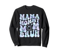Maman Mommy Mom Bruh Rétro Groovy Mothers Day Gifts Sweatshirt