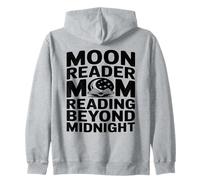 Maman Moon Reader lisant au-delà de Minuit Sweat à Capuche