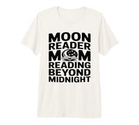 Maman Moon Reader lisant au-delà de Minuit T-Shirt Haut de Gamme