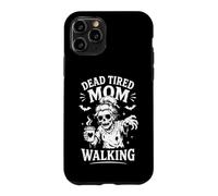 Maman Morte et fatiguée Walking Zombie Coffee Mum Halloween Coque pour iPhone 11 Pro