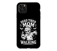 Maman Morte et fatiguée Walking Zombie Coffee Mum Halloween Coque pour iPhone 11 Pro Max