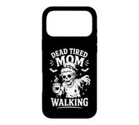 Maman Morte et fatiguée Walking Zombie Coffee Mum Halloween Coque pour iPhone 17 Pro Max