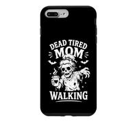 Maman Morte et fatiguée Walking Zombie Coffee Mum Halloween Coque pour iPhone 7 Plus/8 Plus