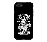 Maman Morte et fatiguée Walking Zombie Coffee Mum Halloween Coque pour iPhone SE (2020) / 7/8