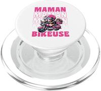 Maman Motarde Humour Tendre et Style Biker Mini Rider Stylé PopSockets PopGrip pour MagSafe
