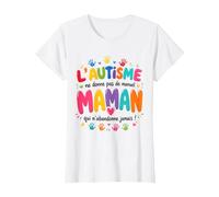 Maman N'abandonne Jamais Autisme Sensibilisation Cadeau T-Shirt