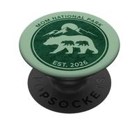 Maman National Park Annonce de bébé 2026 Révélation de Grossesse PopSockets PopGrip Adhésif