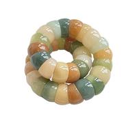 Maman Naturelle Mamie Message Bijoux de de jade blanc Emballage de doigt de couleur dégradé Conception de dégradé Emballage de doigt Jouer aux étudiants jouant Messages Lune Bracelets Poignet (H, A)
