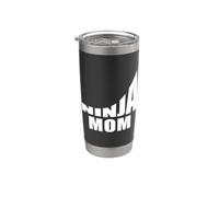 Maman ninja Gobelet isotherme en acier inoxydable double paroi