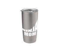 Maman ninja Gobelet isotherme en acier inoxydable double paroi