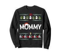 Maman Noël Matin Mignon Assorti Famille Noël Maman Père Noël Sweatshirt