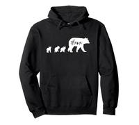 Maman Ours avec 3 Petits Maman Cadeau Amusant Sweat à Capuche