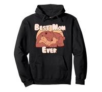 Maman Ours Mignon Petit Ours avec Ours mère Meilleure Maman jamais Sweat à Capuche