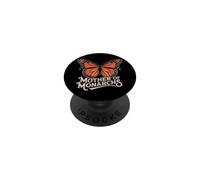 Maman Papillon Monarque Jardin des Papillons PopSockets PopGrip Adhésif