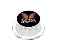 Maman Papillon Monarque Jardin des Papillons PopSockets PopGrip pour MagSafe
