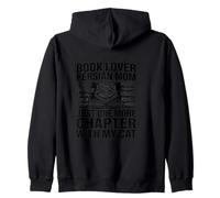 Maman persane passionnée de Livres, Juste Un chapitre de Plus avec Mon Chat Sweat à Capuche